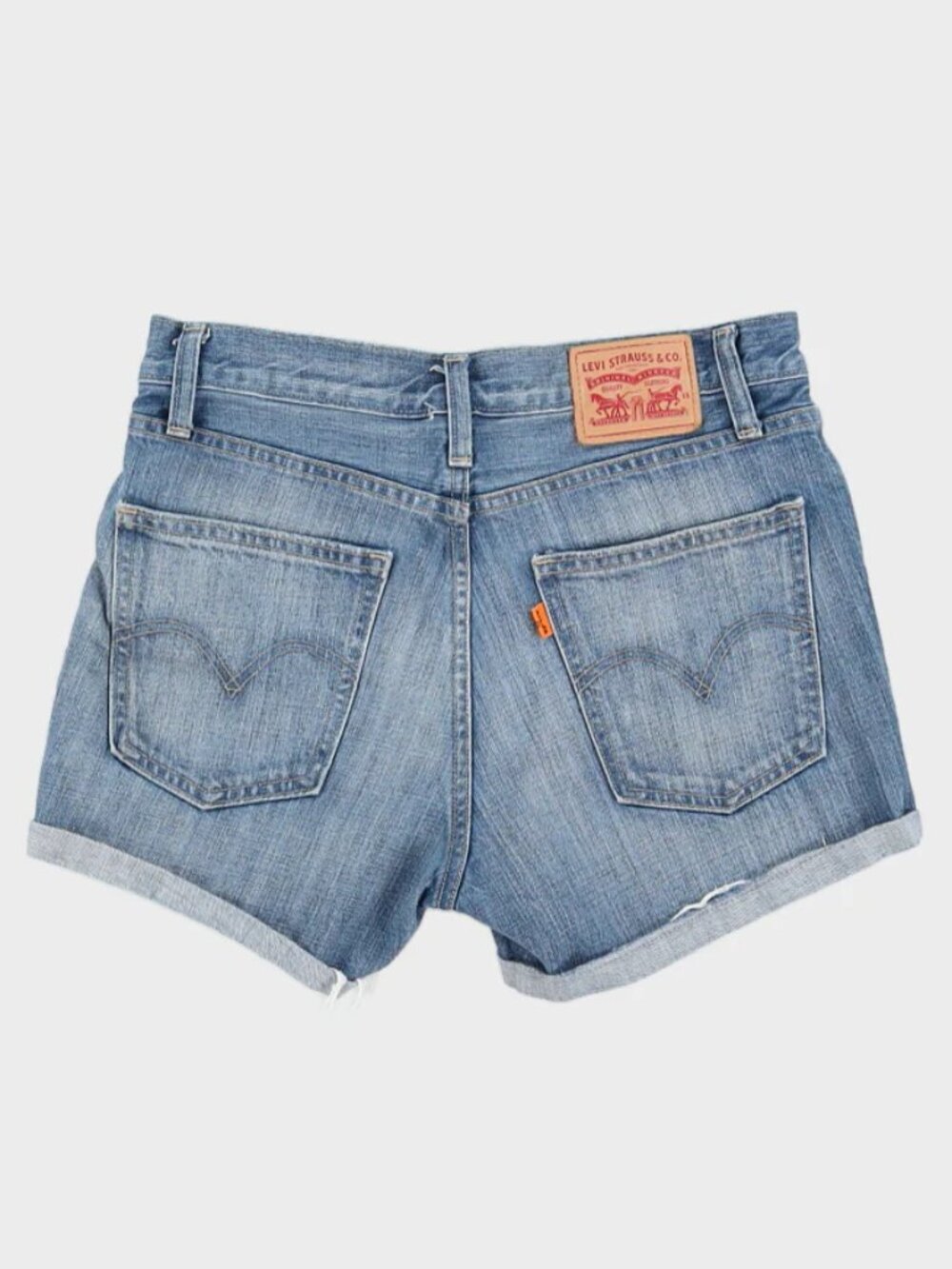 Levi's Orange Tab Women's Medium Wash Shorts Size 28